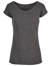 Lade das Bild in den Galerie-Viewer, Ladies´ Wide Neck Tee inkl. Druck nach Kundenwunsch