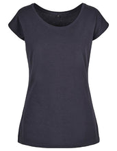 Lade das Bild in den Galerie-Viewer, Ladies´ Wide Neck Tee inkl. Druck nach Kundenwunsch