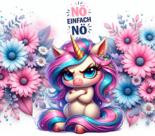 Lade das Bild in den Galerie-Viewer, Thermotumbler Einhorn Nö