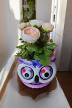 Lade das Bild in den Galerie-Viewer, 3D Pflanztopf "Eule" mit Untersetzer