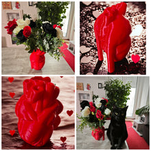 Lade das Bild in den Galerie-Viewer, 3D Herzvase für Trockenblumen
