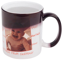 Lade das Bild in den Galerie-Viewer, Keramik-Farbwechseltasse mit mit Magic-Thermo-Effekt inkl. Druck nach Kundenwunsch