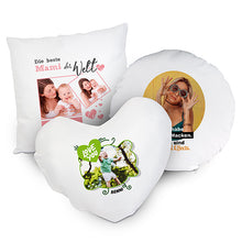 Lade das Bild in den Galerie-Viewer, Kissen inkl. Druck nach Kundenwunsch
