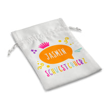 Lade das Bild in den Galerie-Viewer, Zugbandbeutel für Geschenke inkl. Druck nach Kundenwunsch