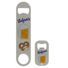 Lade das Bild in den Galerie-Viewer, Flaschenöffner Edelstahl inkl. Druck nach Kundenwunsch