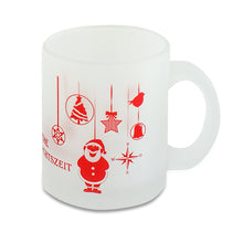 Lade das Bild in den Galerie-Viewer, Glas-Tasse klar oder satiniert inkl. Druck nach Kundenwunsch