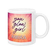 Lade das Bild in den Galerie-Viewer, Keramik-Tasse mit Nachtleuchteffekt im Dunkeln, inkl. Druck nach Kundenwunsch