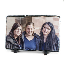 Lade das Bild in den Galerie-Viewer, Schiefertafel weiß-matt inkl. Druck nach Kundenwunsch