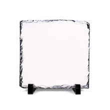 Lade das Bild in den Galerie-Viewer, Schiefertafel weiß-matt inkl. Druck nach Kundenwunsch