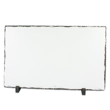 Lade das Bild in den Galerie-Viewer, Schiefertafel weiß-matt inkl. Druck nach Kundenwunsch