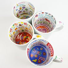 Lade das Bild in den Galerie-Viewer, Keramik-Mottotasse mit Innendruck inkl. Druck nach Kundenwunsch