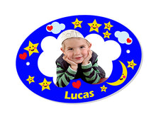 Lade das Bild in den Galerie-Viewer, Türschild oval inkl. Druck nach Kundenwunsch