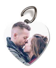 Lade das Bild in den Galerie-Viewer, Anhänger Herz aus Alu inkl. Druck nach Kundenwunsch