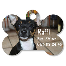 Lade das Bild in den Galerie-Viewer, Anhänger Knochen aus Alu inkl. Druck nach Kundenwunsch