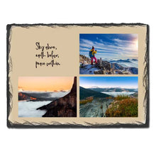 Lade das Bild in den Galerie-Viewer, Schiefertafel weiß-matt inkl. Druck nach Kundenwunsch