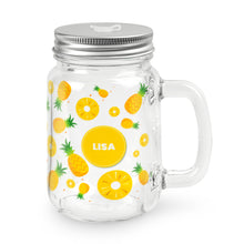Lade das Bild in den Galerie-Viewer, Henkelglas Mason Jar inkl. Druck nach Kundenwunsch
