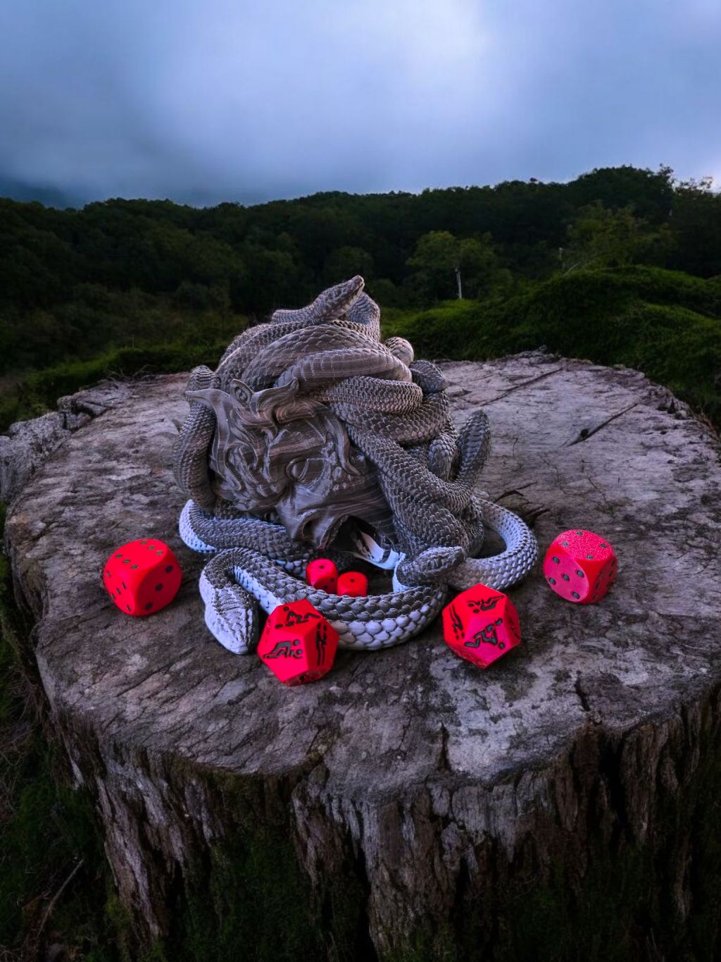 3D Gorgon Dice Tower