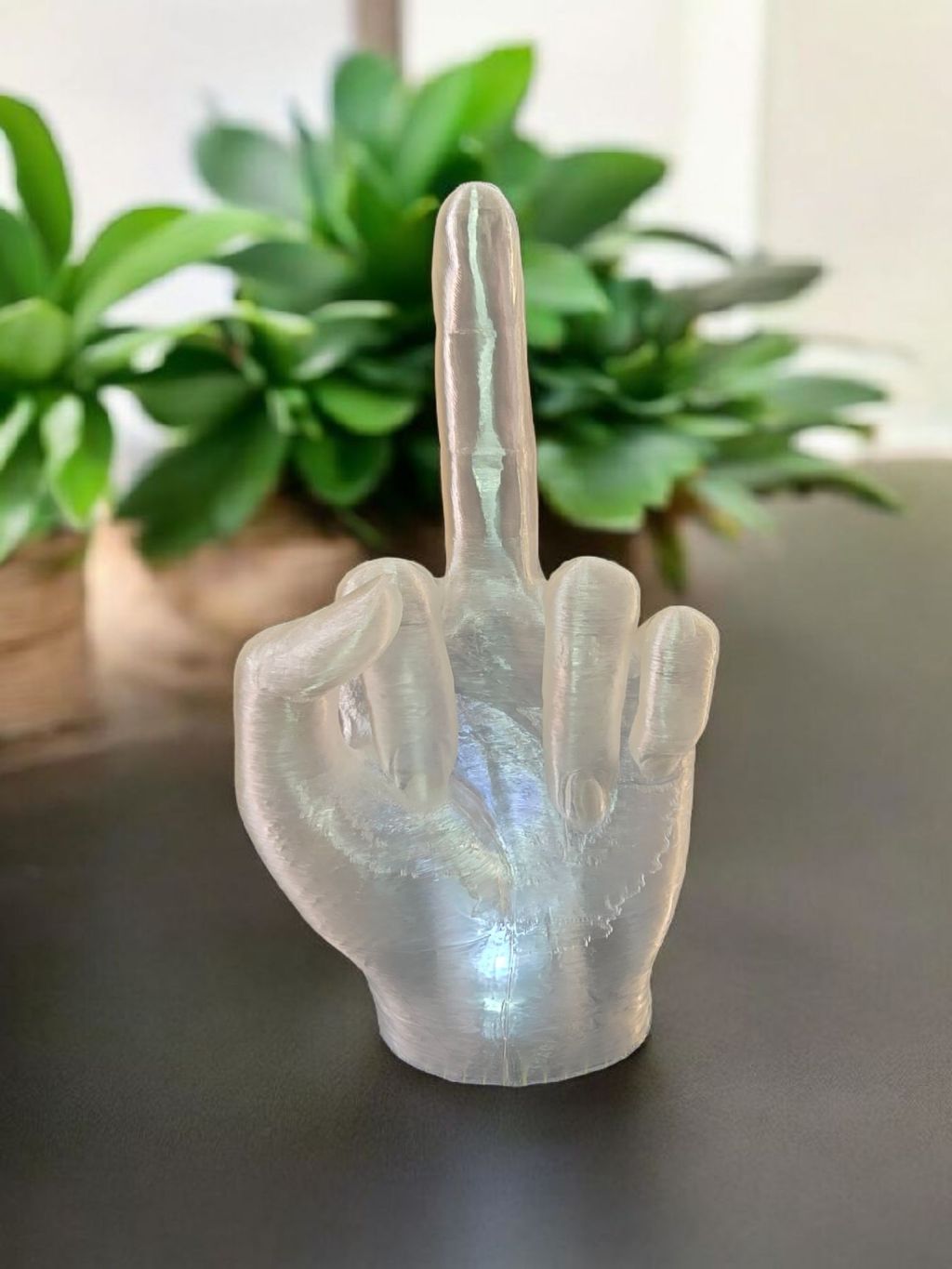 3D Mittelfinger Lampe