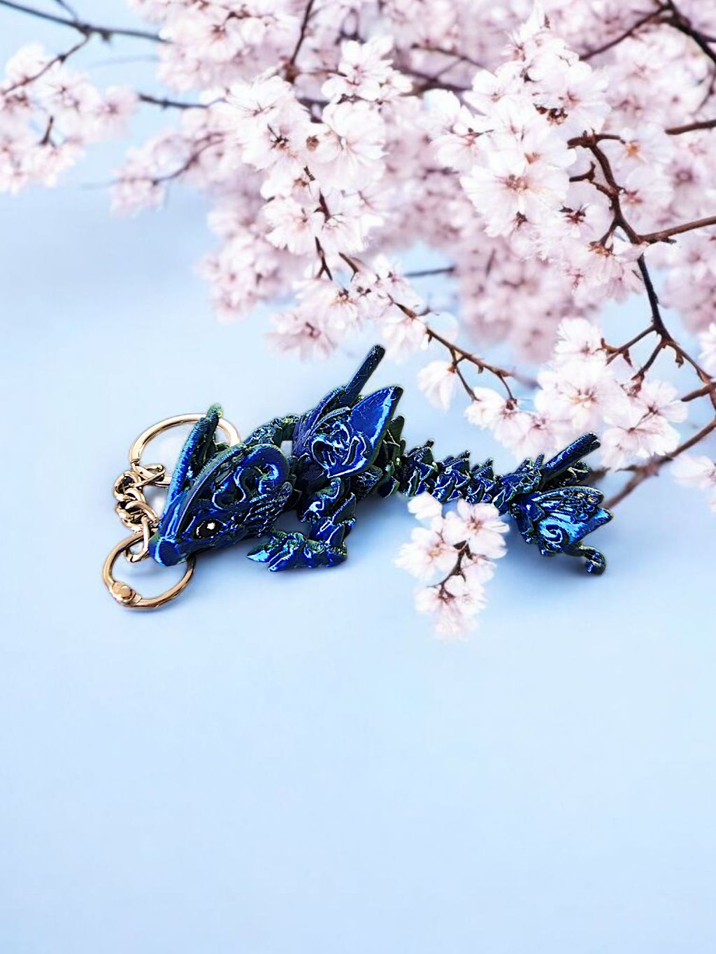 3D Schlüsselanhänger Butterfly-Drache