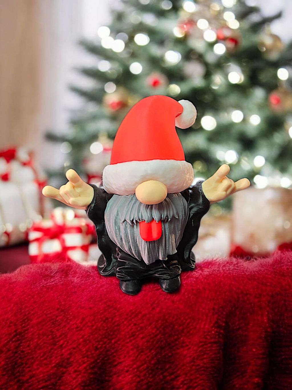 3D Gnome Rocker Christmas