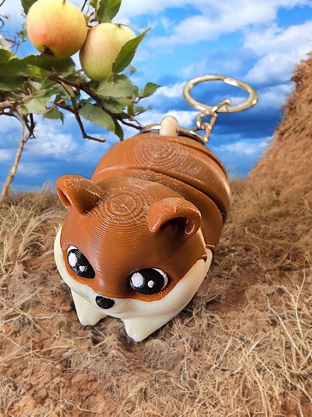 3D Schlüsselanhänger Kawaii Hamster