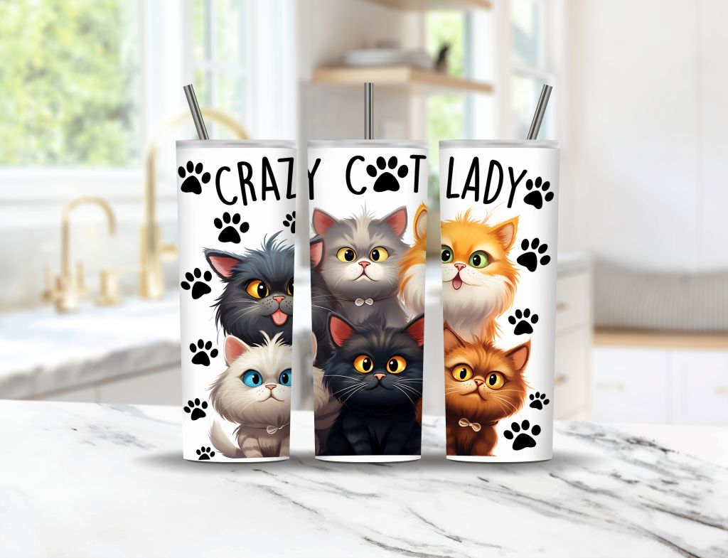 Thermotumbler  Crazy Cat Lady