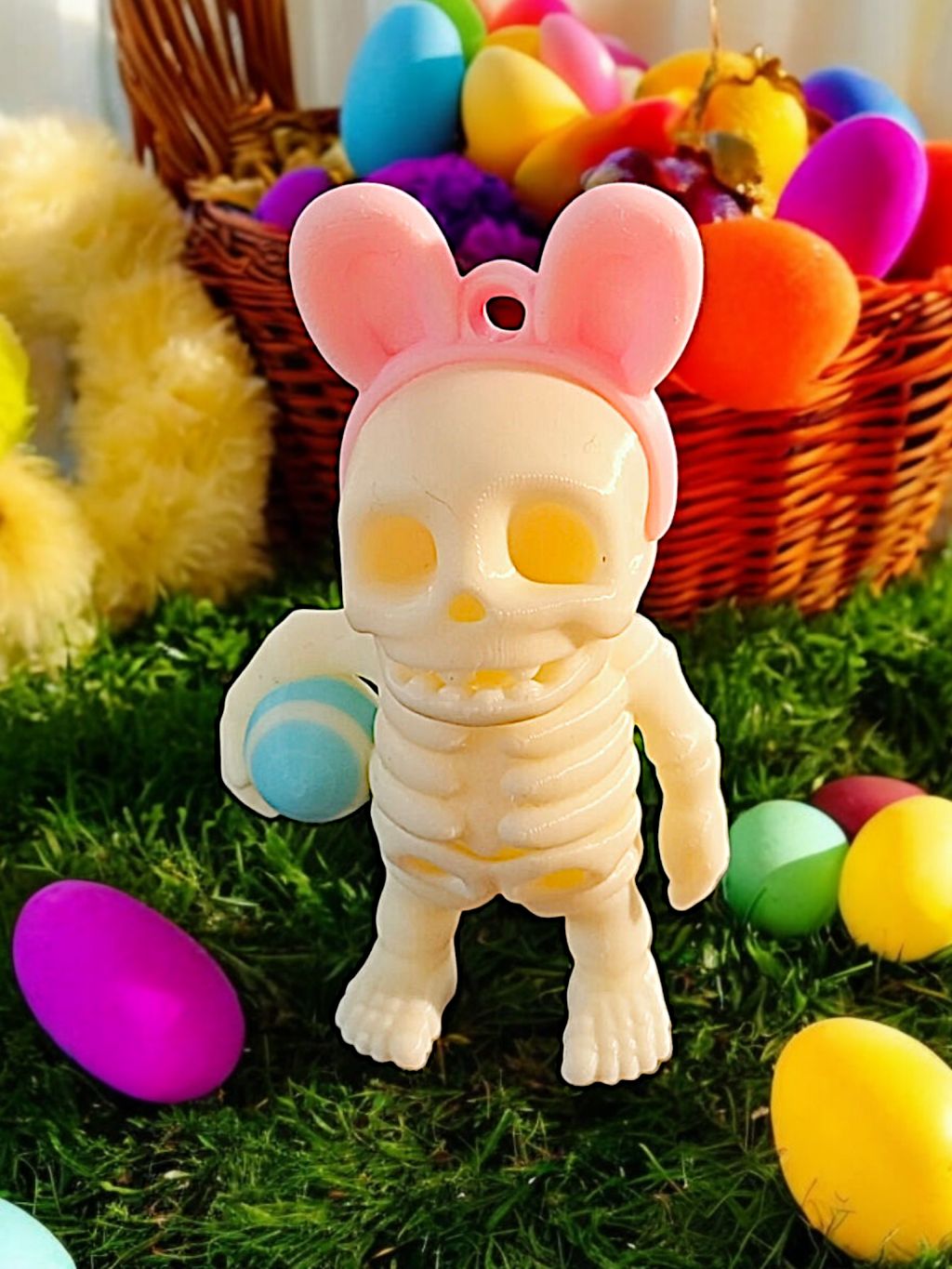 3D Tiny Skeleton Ostern