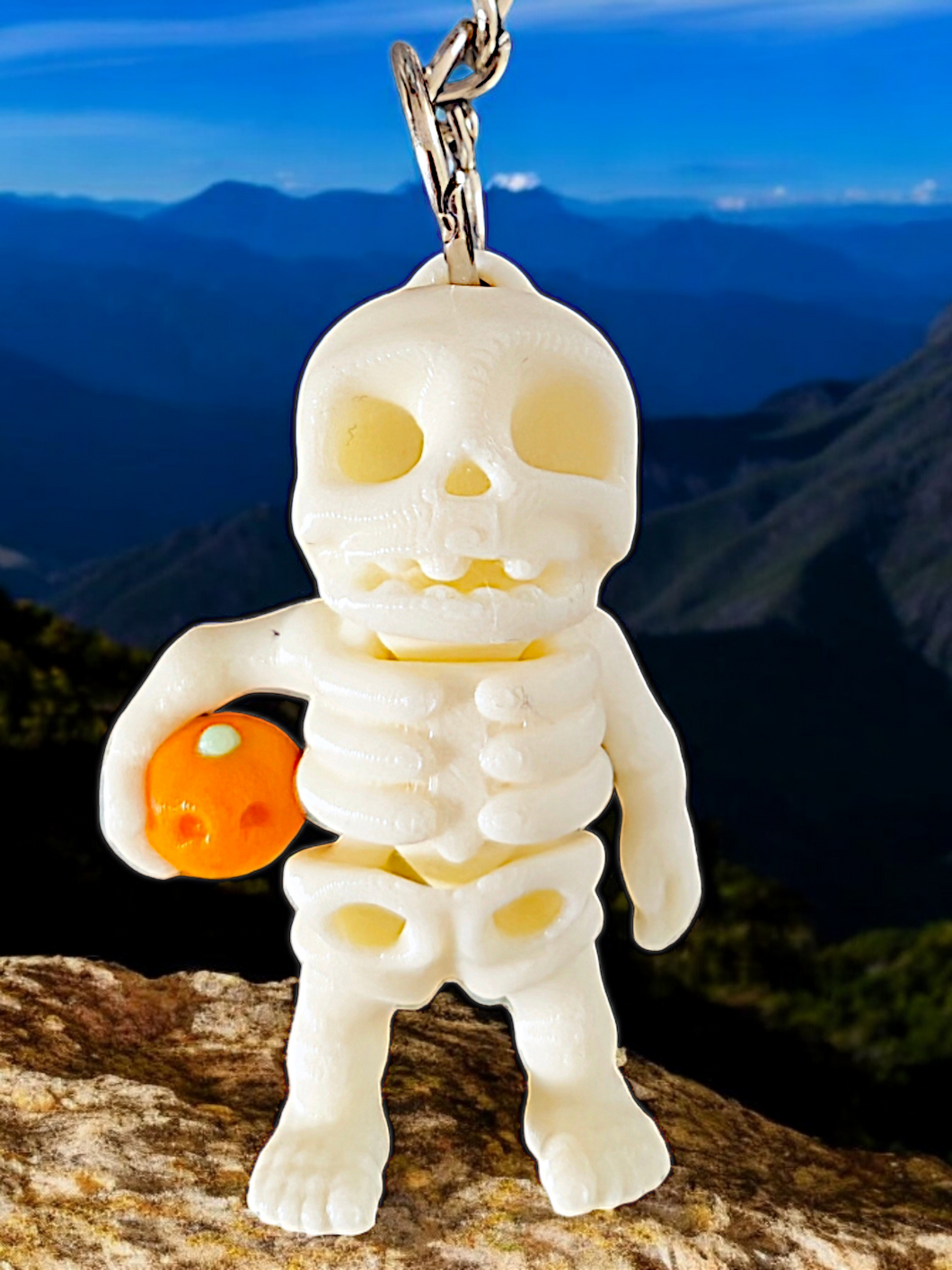 3D Tiny Skeleton Kürbis 2