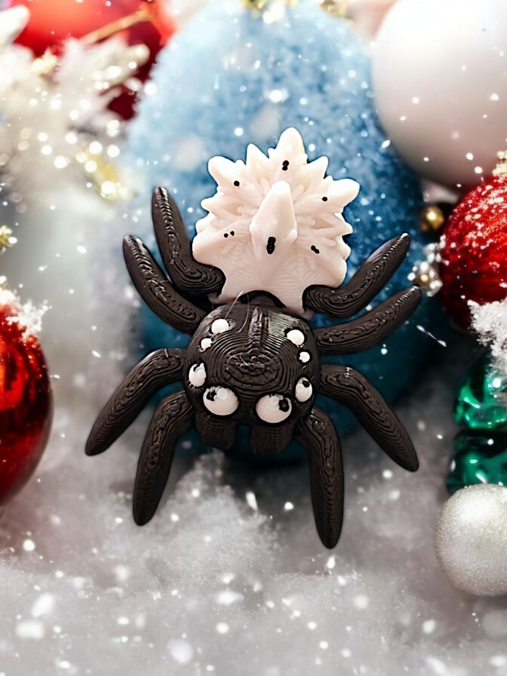 3D Tiny Spider Snowflake
