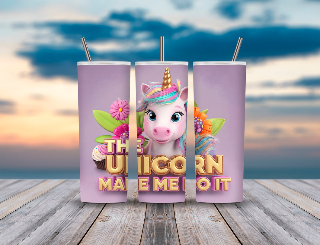 Thermotumbler Unicorn made me do it