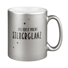 Lade das Bild in den Galerie-Viewer, Tasse Glitzer Metallic inkl. Druck nach Kundenwunsch
