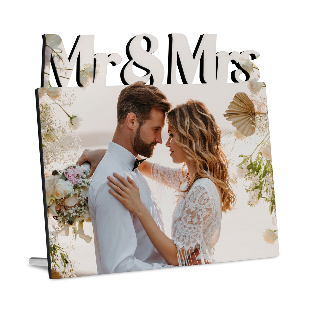 Emo-Frame Mr & Mrs inkl. Druck nach Kundenwunsch